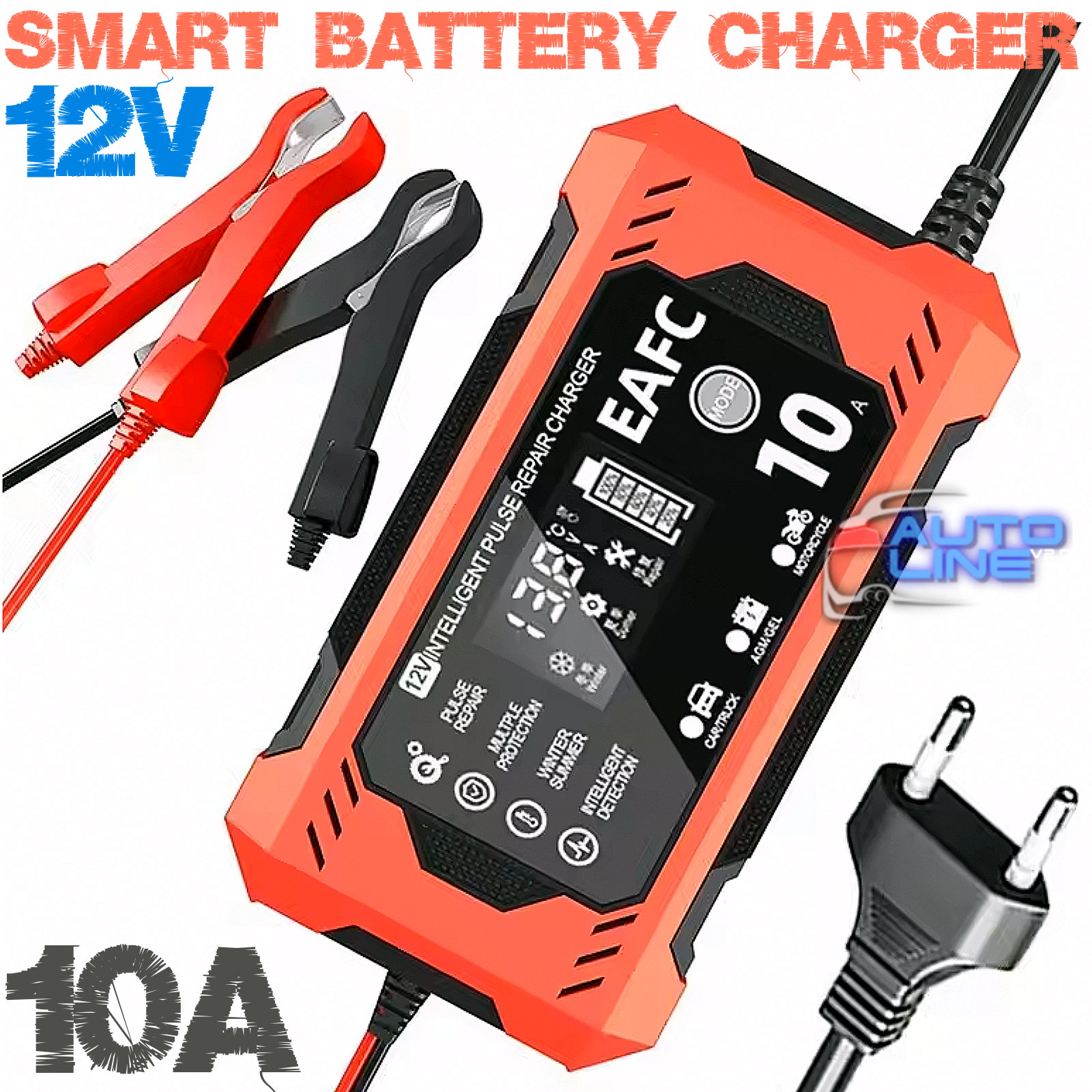 Smart Pulse Repair Charger 12V 10A v1 - интеллектуальное зарядное устройство с режимом восстановления 12В 6А